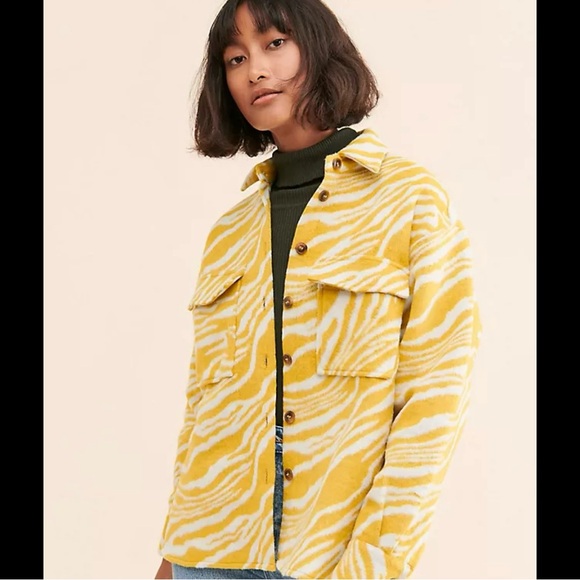 Anthropologie RAHI Zebra Shirt Jacket Size S - Picture 2 of 8